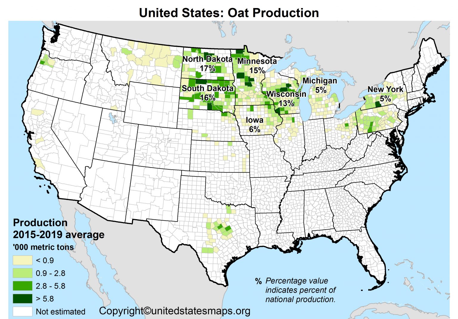 US Agriculture Map United States Agriculture Map USA