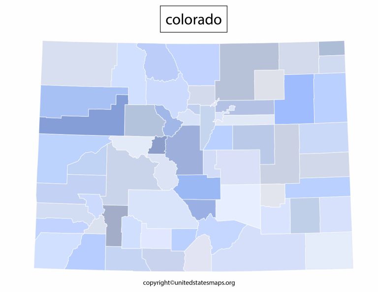 Colorado Political Map Political Map Of Colorado