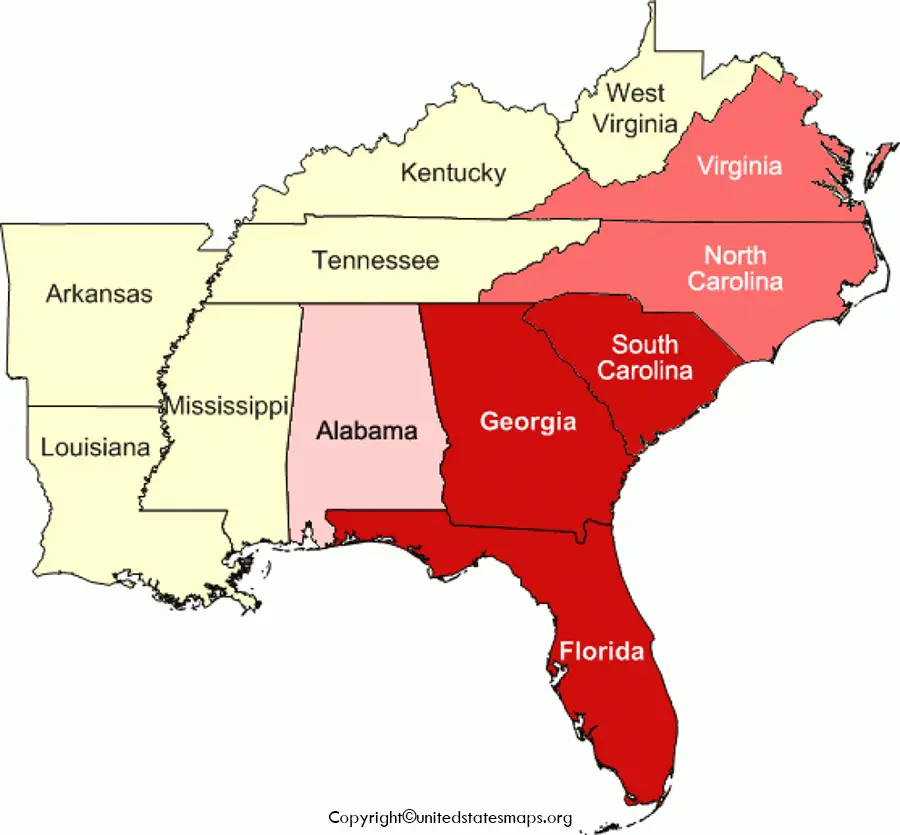 south east united states map        
        <figure class=