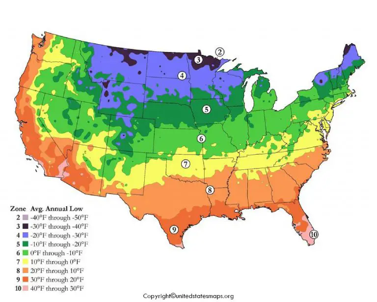 US Climate Map | Climate Map of America in PDF