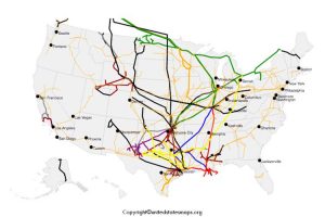 US Pipeline Map Printable [Pipeline Map of US]