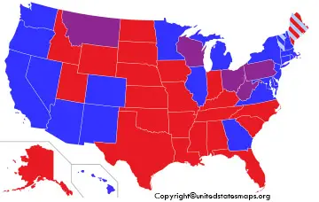 US Senate Map 