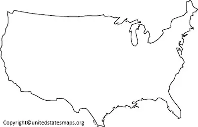 Printable Map of USA