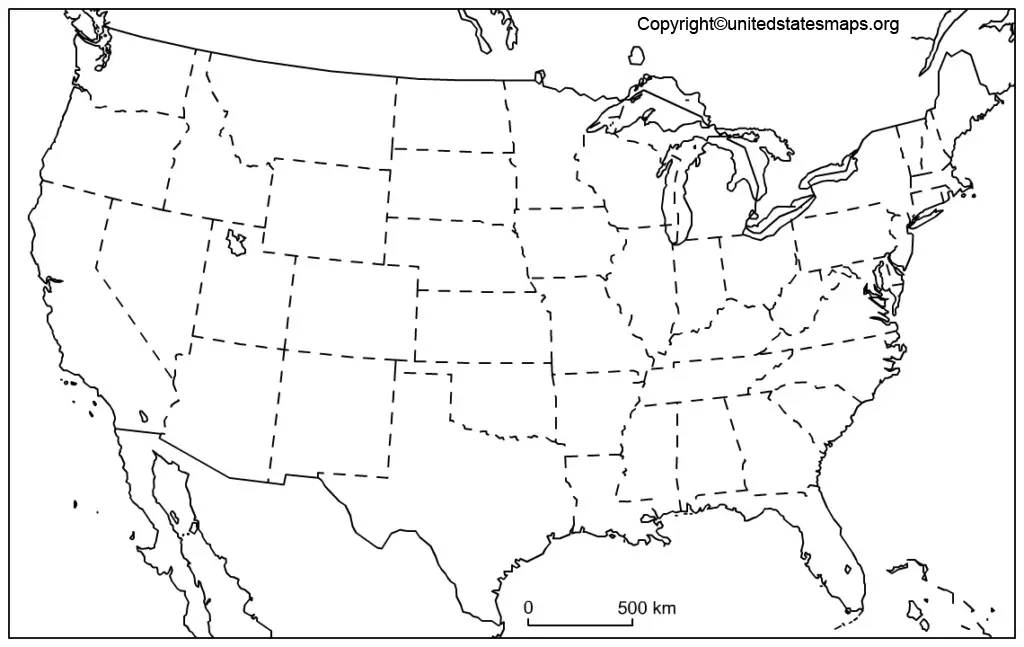 Fillable US Map Printable United States Worksheet In Pdf 