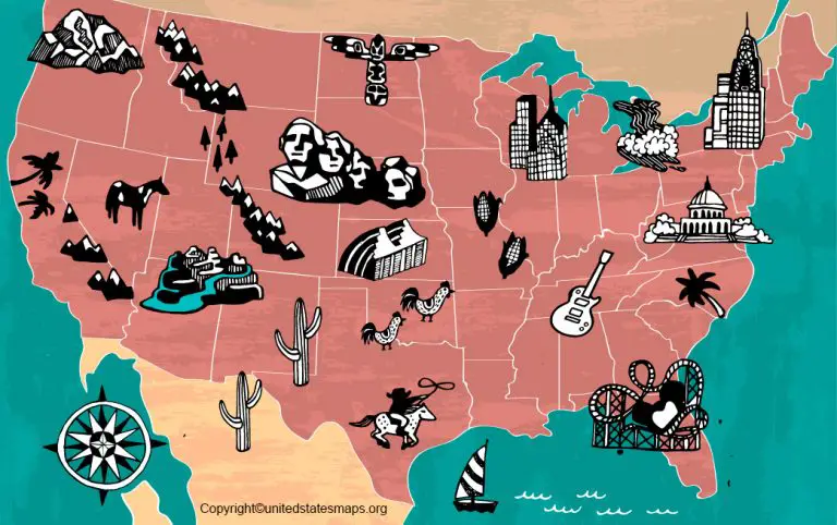 US Attractions Map | United States attractions Map [USA]