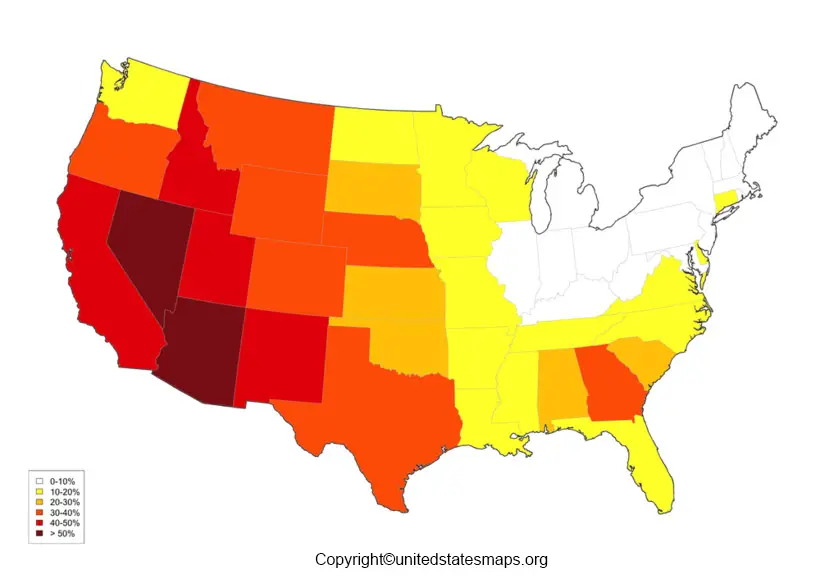 Drought Map of USA