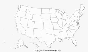 Fillable US Map [Printable United States Worksheet in Pdf]