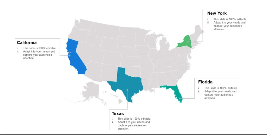 Free Printable Fillable US Map