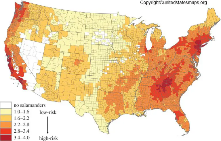 US Heat Map United States Of America Heat Map Heat Map 768x492