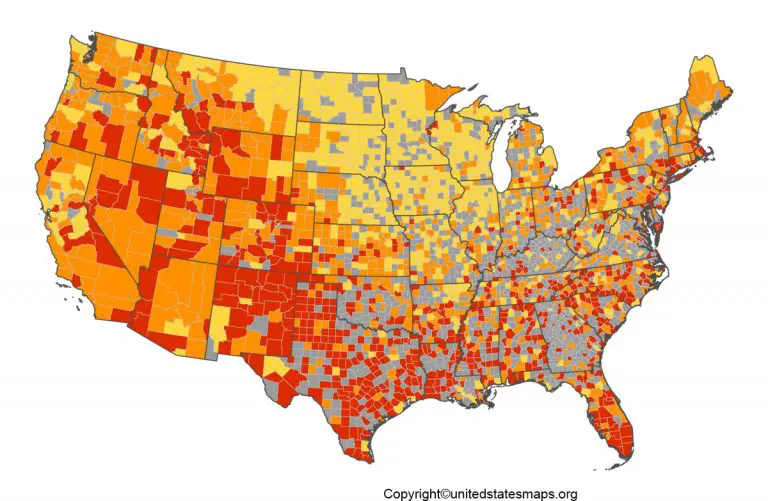 population density heat map us