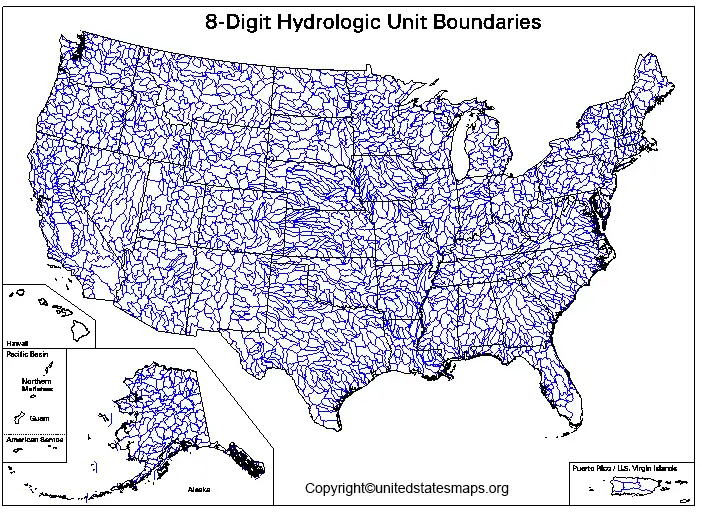 hydrological map us