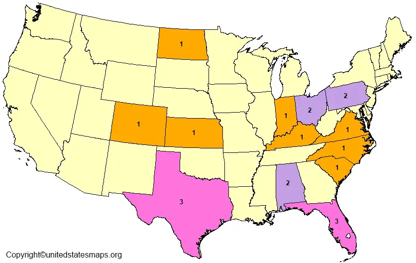 Lightning Map of USA