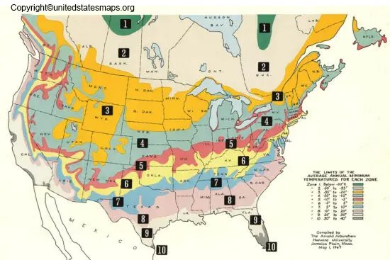 US Planting Zone Map