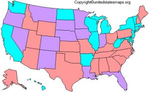 US Senator Map United States - Senator Map Us 300x186