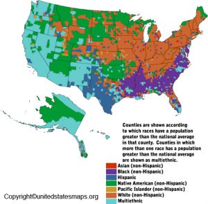 US Demographic Map | United States Demographic Map [USA]