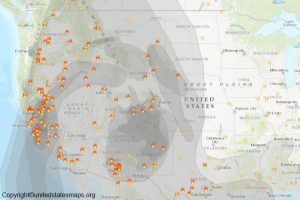 US Forest Service Fire Map Printable in Pdf