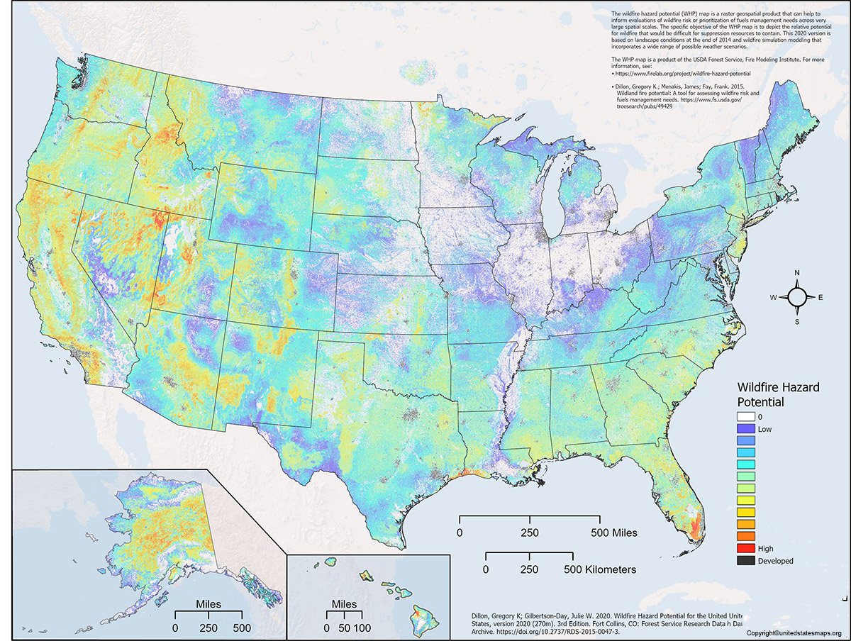 Us Forest Service Fire Map Printable In Pdf