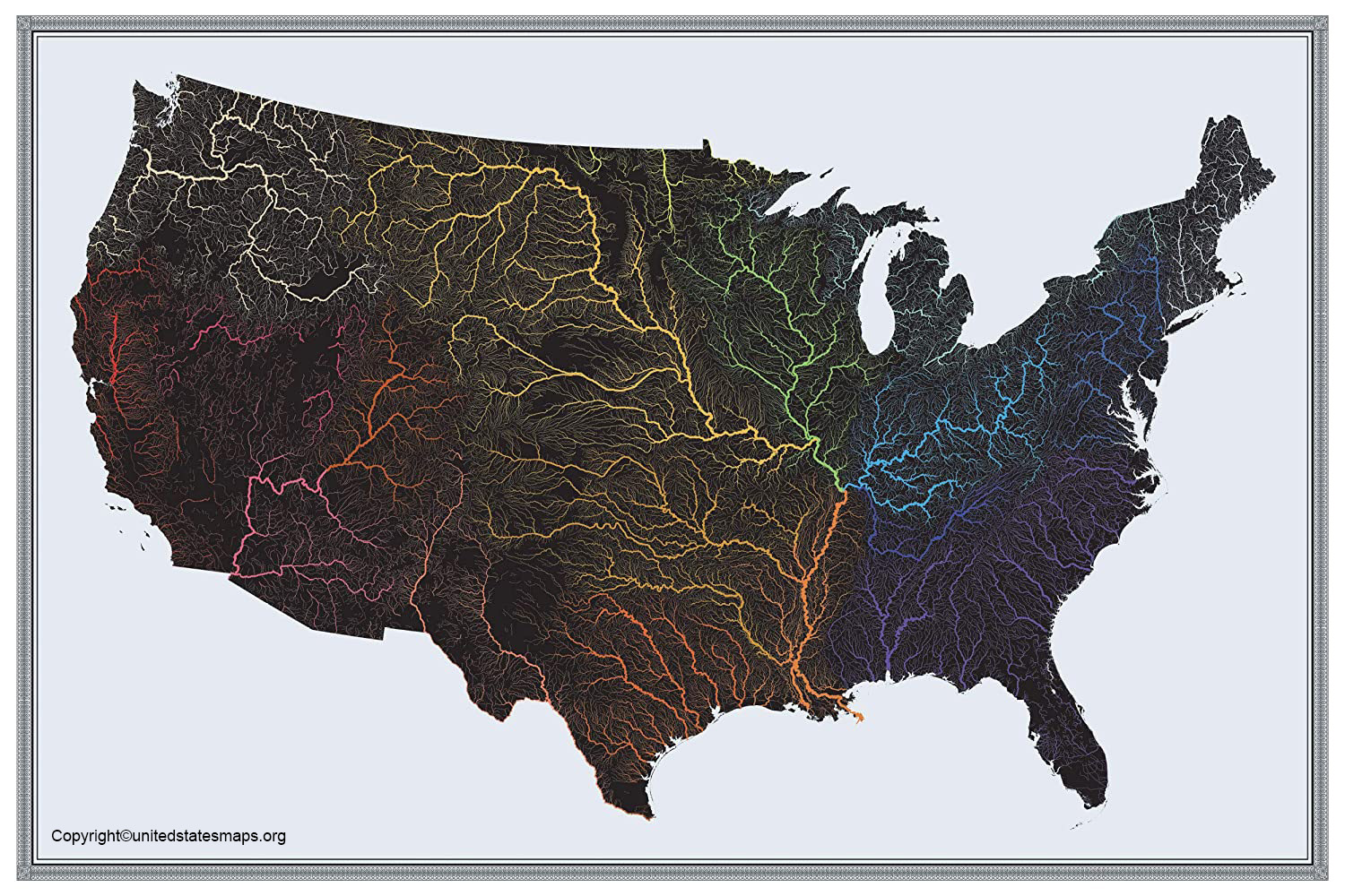 US Hydrological Map | United States Hydrological Map [USA]