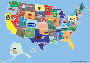 Us Maps For Kid 300x209 