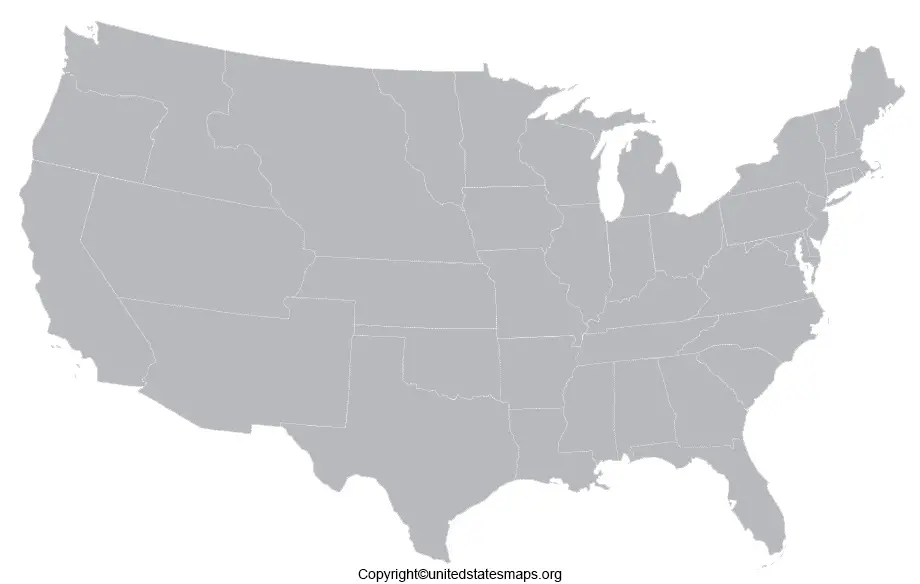 US Map Silhouette