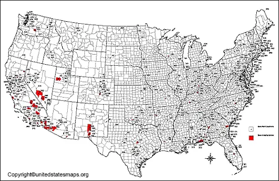 US Military Installations Map