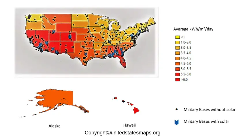 US Military Bases Map | US Military Installations Map