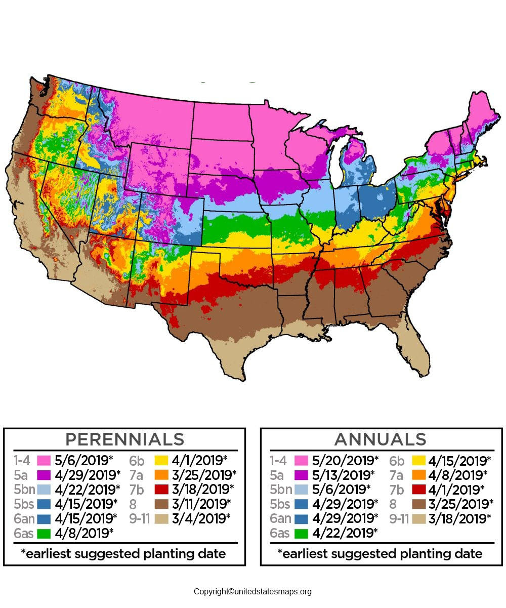 Us Hardiness Zone Map Hardiness Zone Map Of The Usa 4722