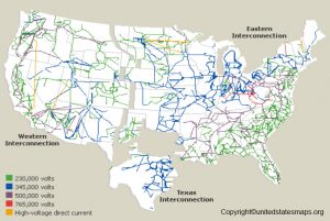 US Power Grid Map Power Grid Map Of US Printable Us Power Grid Maps 300x201 