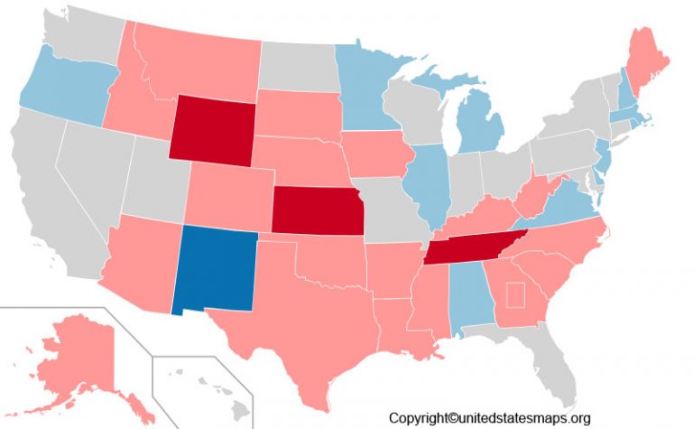 US Senator Map | United States Senator Map [USA]