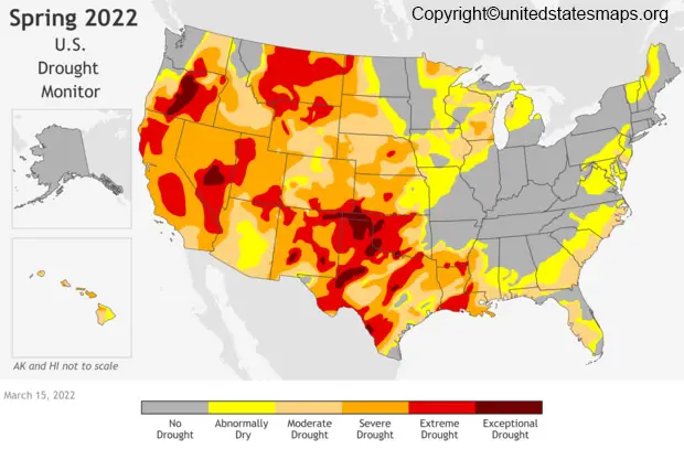 Drought Map of USA
