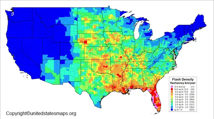 US Lightning Map