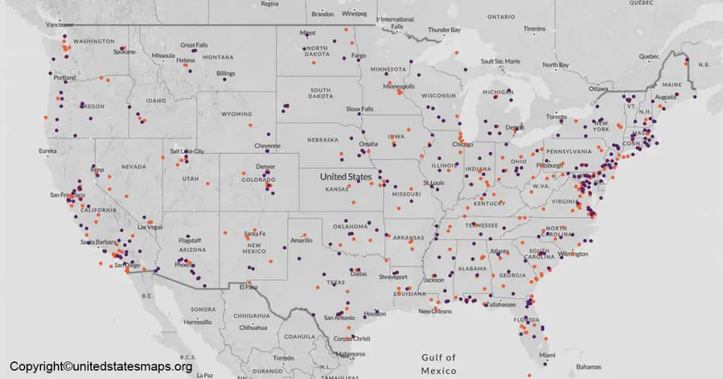 Map of US Military Bases