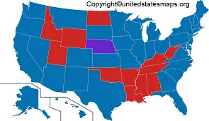 usa polls map