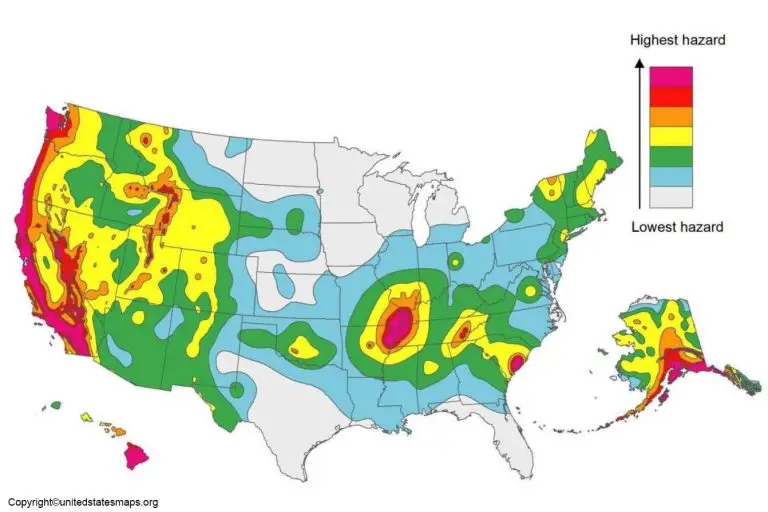 US Volcano Map | United States Volcano Map