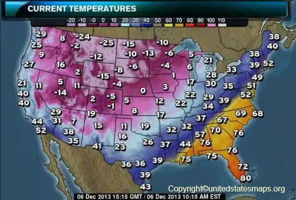 US Weather Map