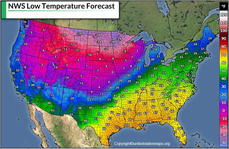 Weather US Map