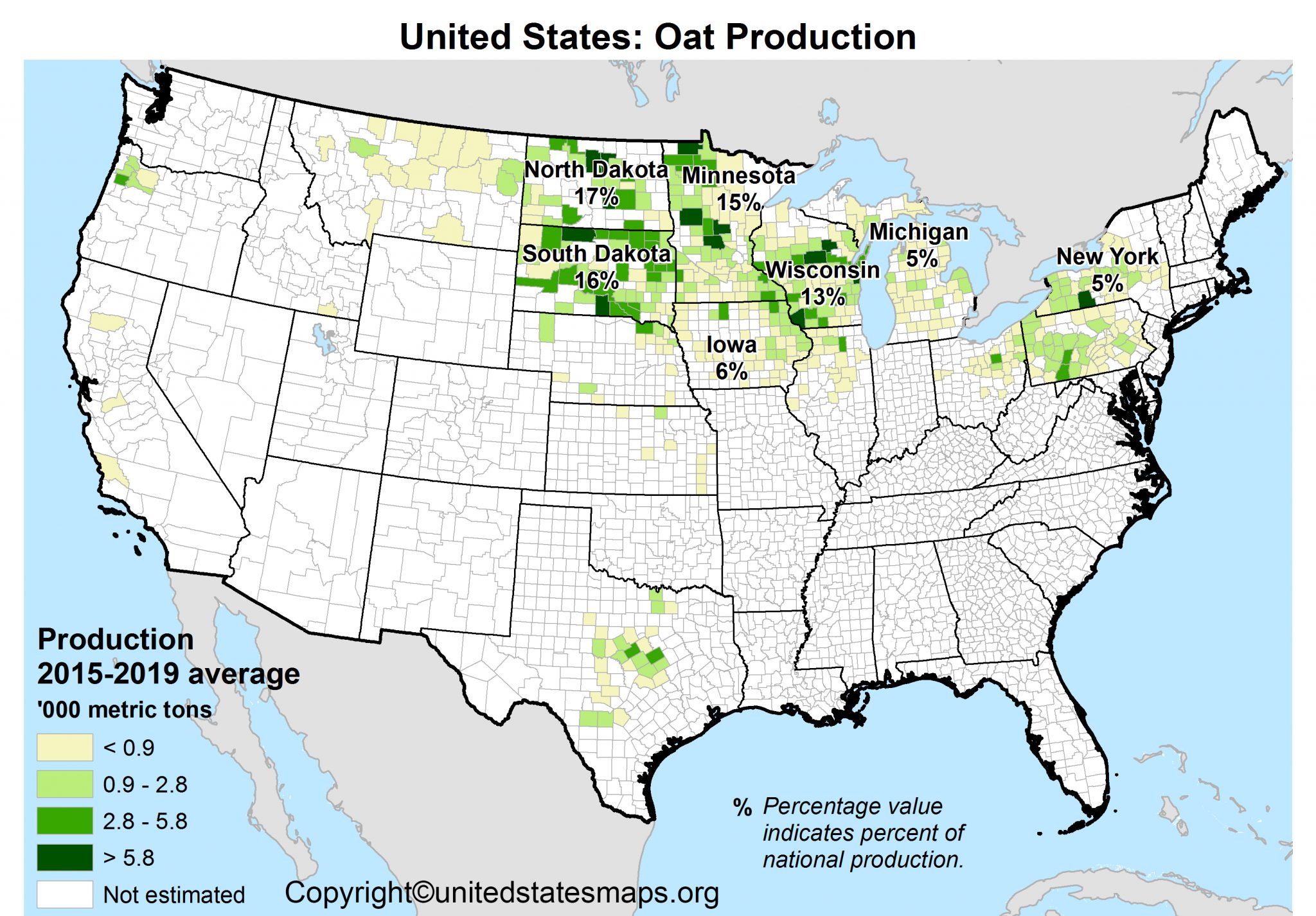 US Agriculture Map | United States Agriculture Map [USA]