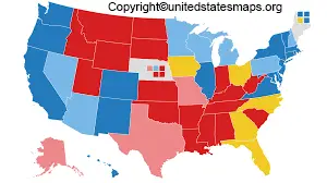 presidential us map