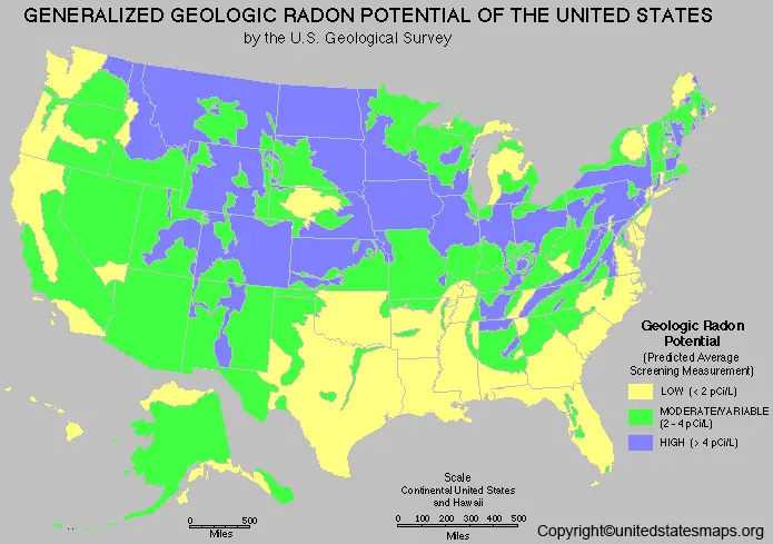 radon map of us
