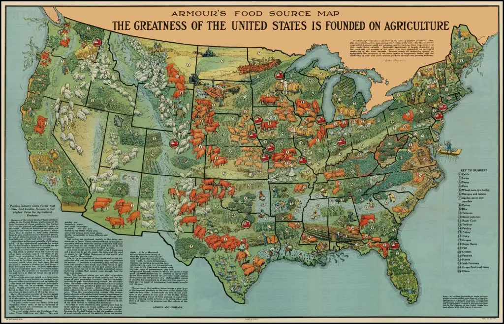 us agriculture maps