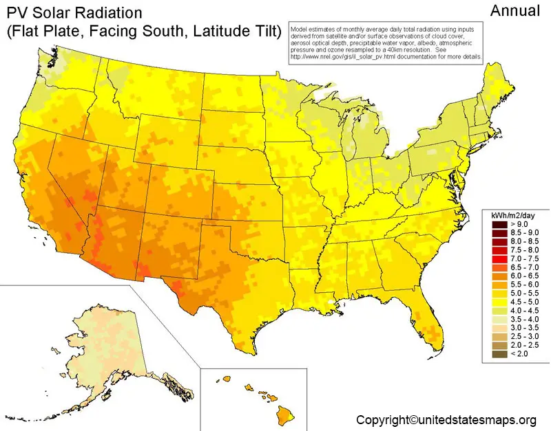 Cloud Cover Map of USA