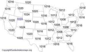 US Pressure Map  Pressure Map of United States