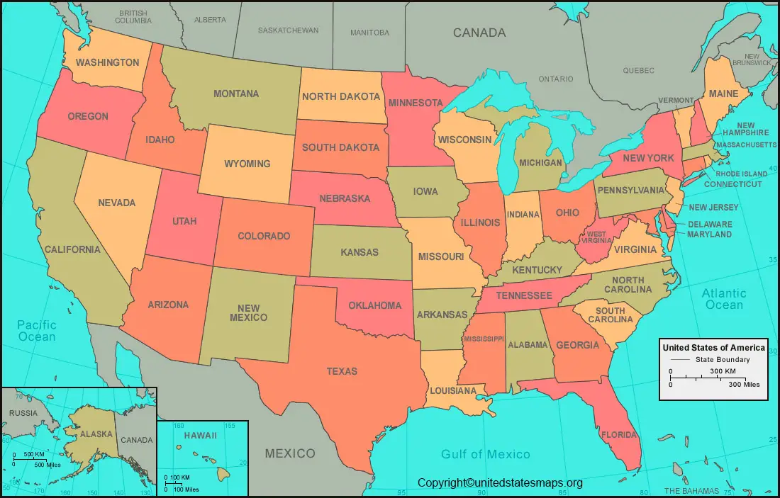 US State Map | United States State Map [USA]