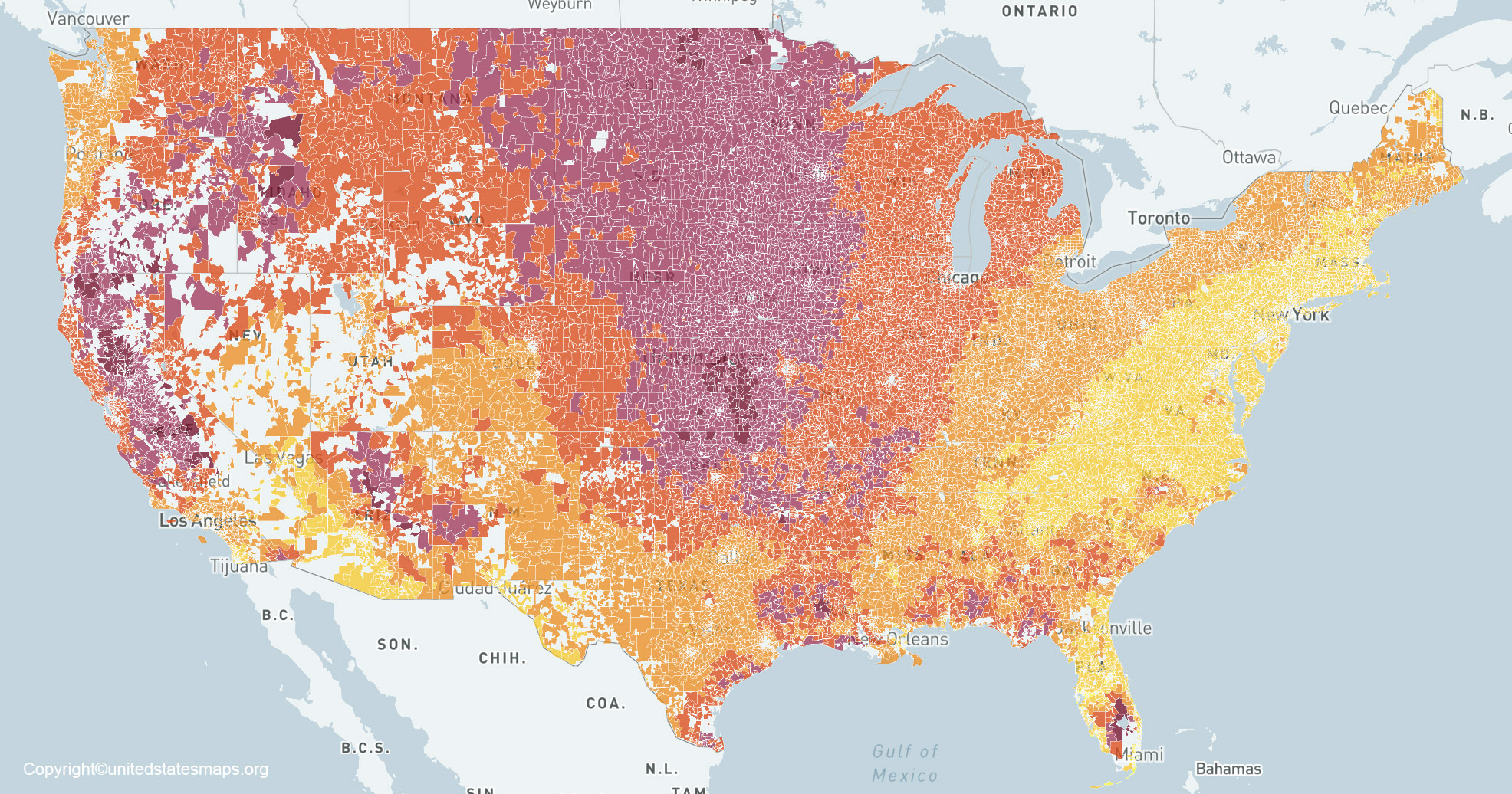 US Wildfire Smoke Map Map of US Wildfire Smoke