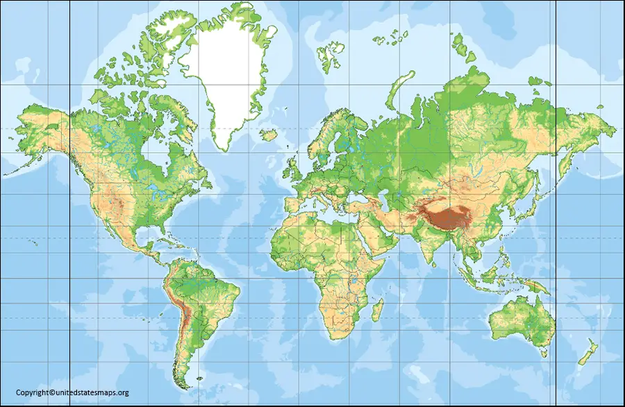 Physical Map World