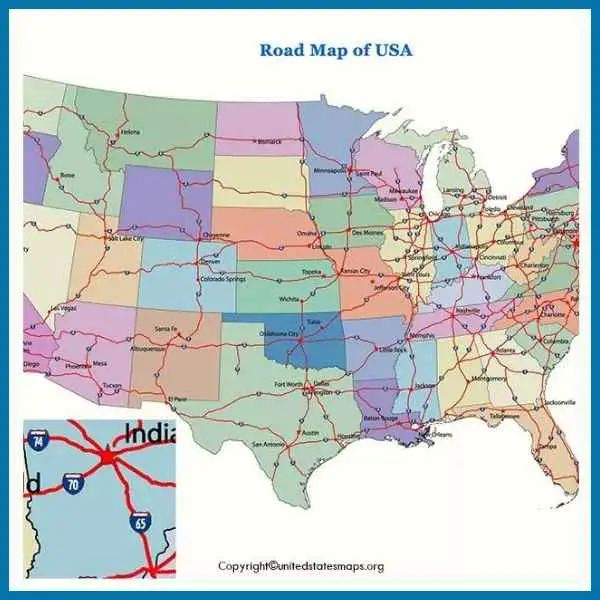 US Road Map