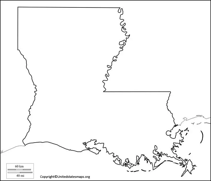 Louisiana map work sheet