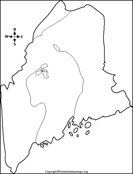 Printable Map of Maine
