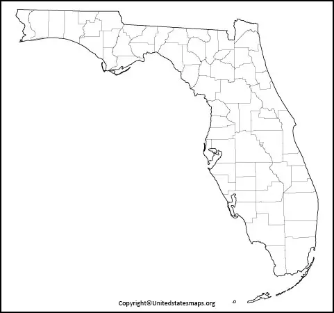 florida map outline