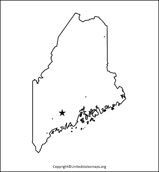 Printable Map of Maine